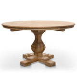 Gene Reclaimed 1.4m Round Dining Table - Rustic Natural Dining Table Reclaimed-Core   