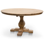 Gene Reclaimed 1.4m Round Dining Table - Rustic Natural Dining Table Reclaimed-Core   