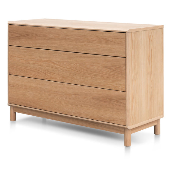 Eloise 3 Drawers Dresser Unit - Natural Oak Drawer Century-Core   