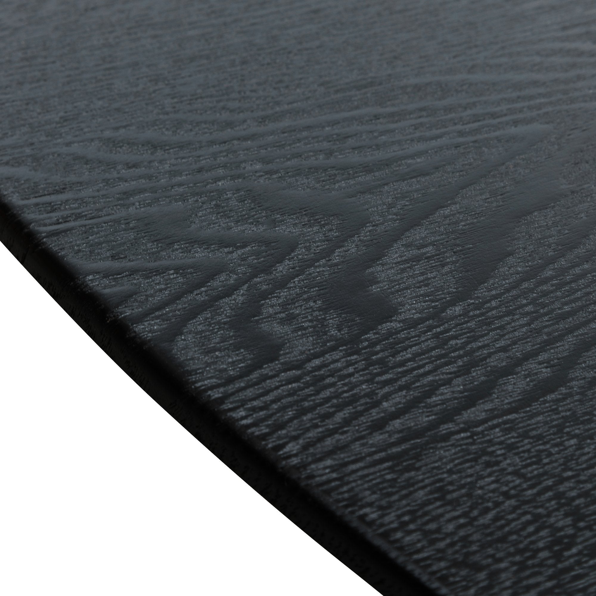 Halo 1.2m Wooden Round Dining Table - Full Black Dining Table Swady-Core   