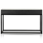Ted 1.39m Reclaimed Console Table - Black Console Table Nicki-Core   