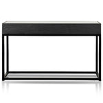 Ex Display - Ted 1.39m Reclaimed Console Table - Black Console Table Nicki-Core   