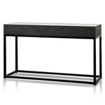 Ted 1.39m Reclaimed Console Table - Black Console Table Nicki-Core   