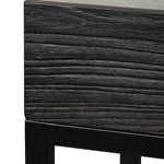 Ted 1.39m Reclaimed Console Table - Black Console Table Nicki-Core   