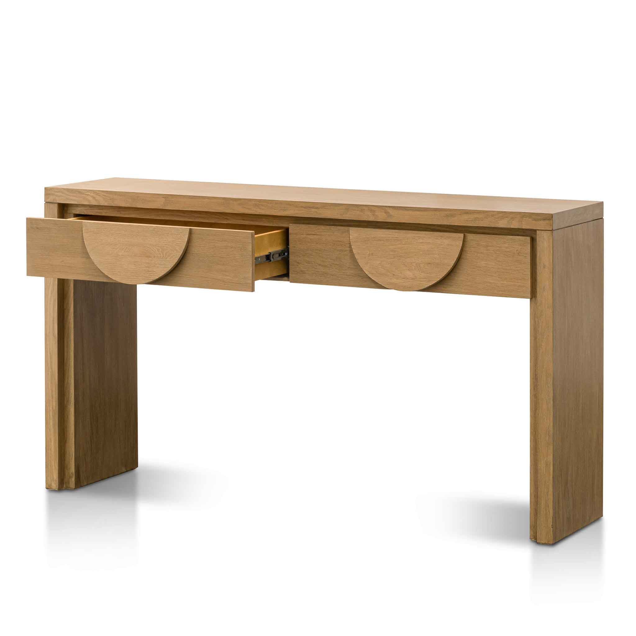 Ex Display - Bonnie 140cm Console Table with Drawers - Dusty Oak Console Table Valerie-Core