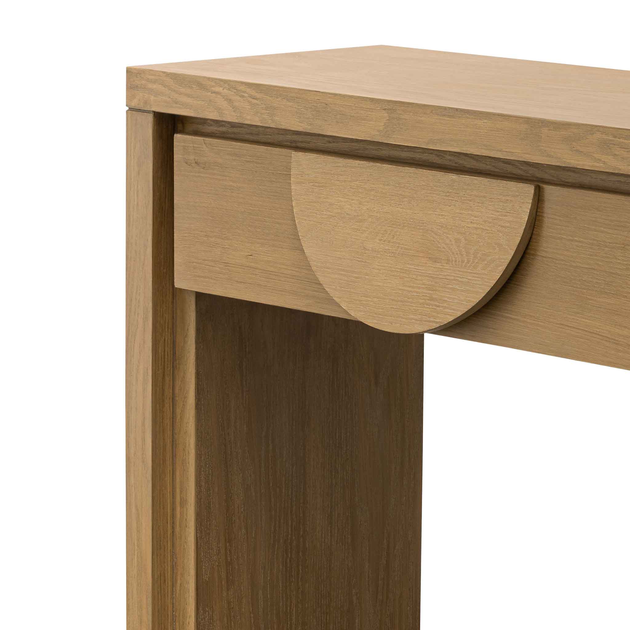 Ex Display - Bonnie 140cm Console Table with Drawers - Dusty Oak Console Table Valerie-Core