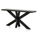 Johnathon 1.6m Console Table - Textured Espresso Black Console Table Valerie-Core   