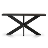 Johnathon 1.6m Console Table - Textured Espresso Black Console Table Valerie-Core   