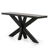 Johnathon 1.6m Console Table - Textured Espresso Black Console Table Valerie-Core   