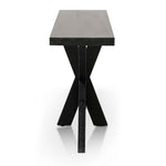 Johnathon 1.6m Console Table - Textured Espresso Black Console Table Valerie-Core   
