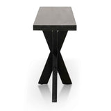 Johnathon 1.6m Console Table - Textured Espresso Black Console Table Valerie-Core   