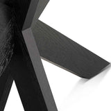 Johnathon 1.6m Console Table - Textured Espresso Black Console Table Valerie-Core   