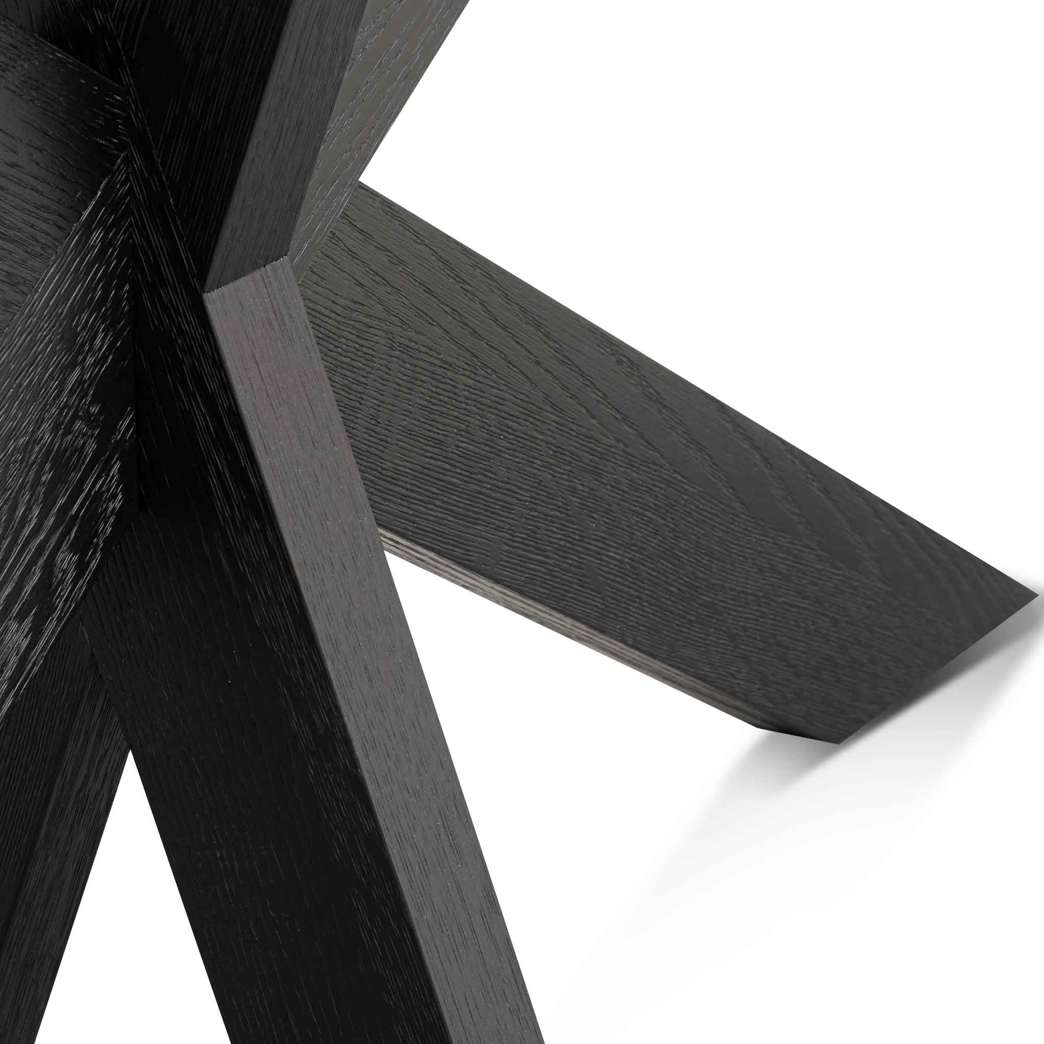 Johnathon 1.6m Console Table - Textured Espresso Black Console Table Valerie-Core   