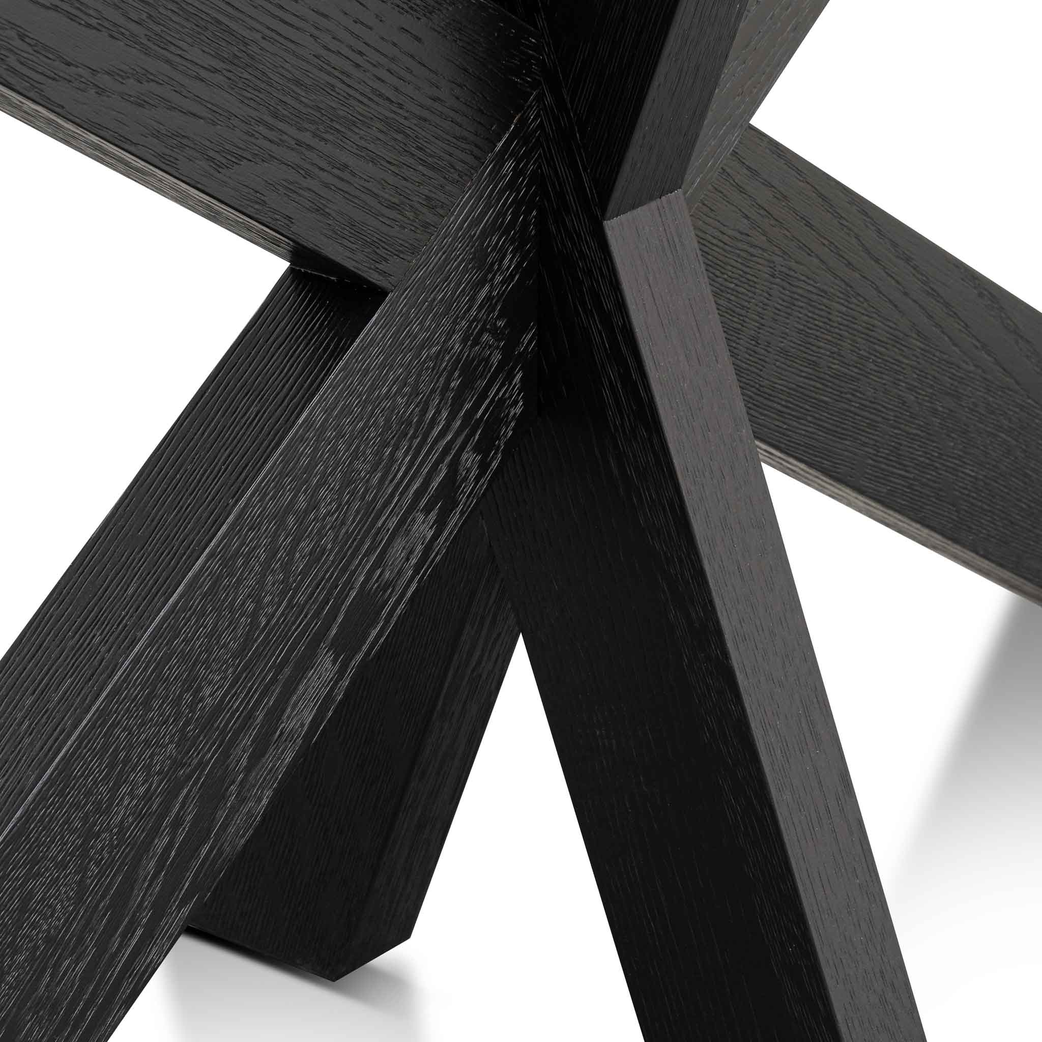 Johnathon 1.6m Console Table - Textured Espresso Black Console Table Valerie-Core   