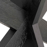 Johnathon 1.6m Console Table - Textured Espresso Black Console Table Valerie-Core   