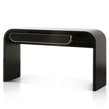 Ex Display - Harley 1.4m Console Table - Textured Espresso Black Console Table Valerie-Core   