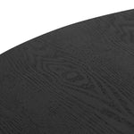 Elino 1.2m Round Wooden Dining Table - Black Dining Table Dwood-Core   