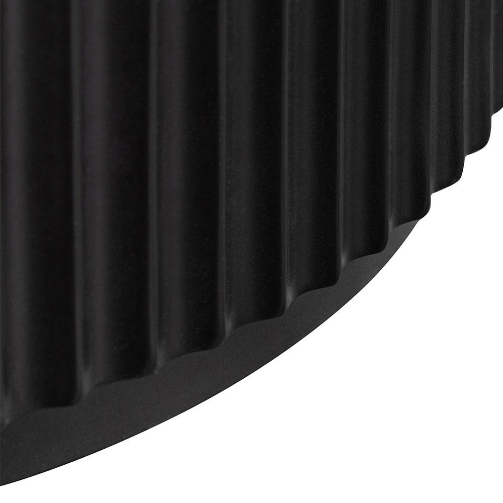 Elino 1.2m Round Wooden Dining Table - Black Dining Table Dwood-Core   