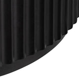 Elino 1.2m Round Wooden Dining Table - Black Dining Table Dwood-Core   