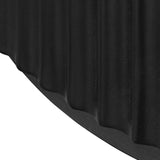 Elino 1.2m Round Wooden Dining Table - Black Dining Table Dwood-Core   