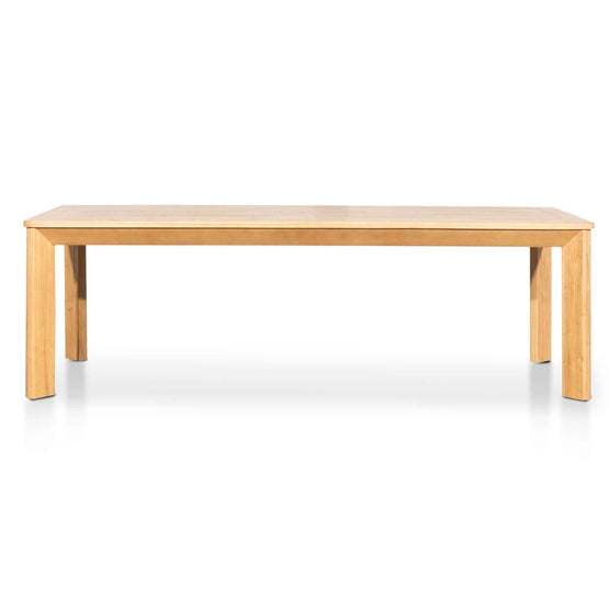 Ex Display - Sandoval 2.4m Wood Dining Table - Elm Distress Natural Dining Table Chic-Core   