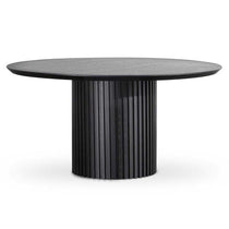 Ex Display - Marty 1.5m Wooden Round Dining Table - Black Dining Table Century-Core