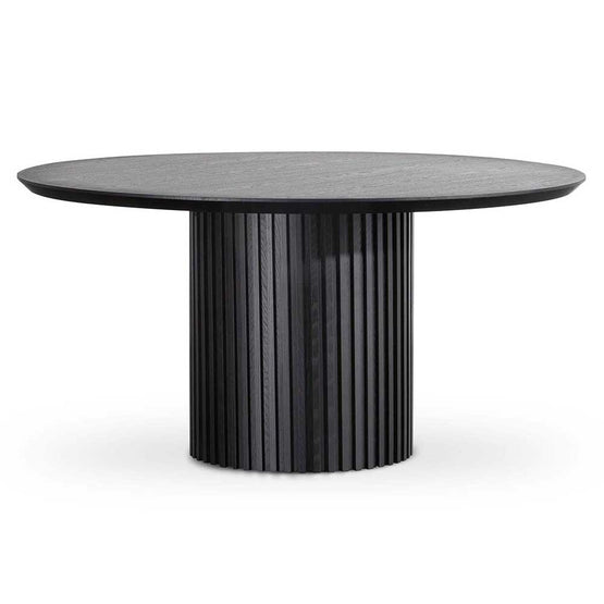 Marty 1.5m Wooden Round Dining Table - Black Dining Table Century-Core   