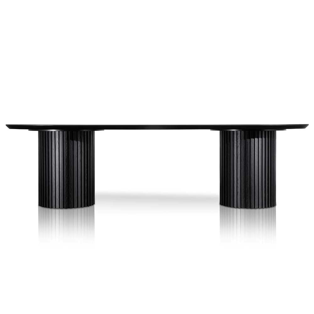 Ex Display - Marty 2.8m Wooden Dining Table - Black Dining Table Century-Core
