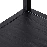 Ex Display - Saniya 1.4m Console Table - Full Black Console Table Nicki-Core