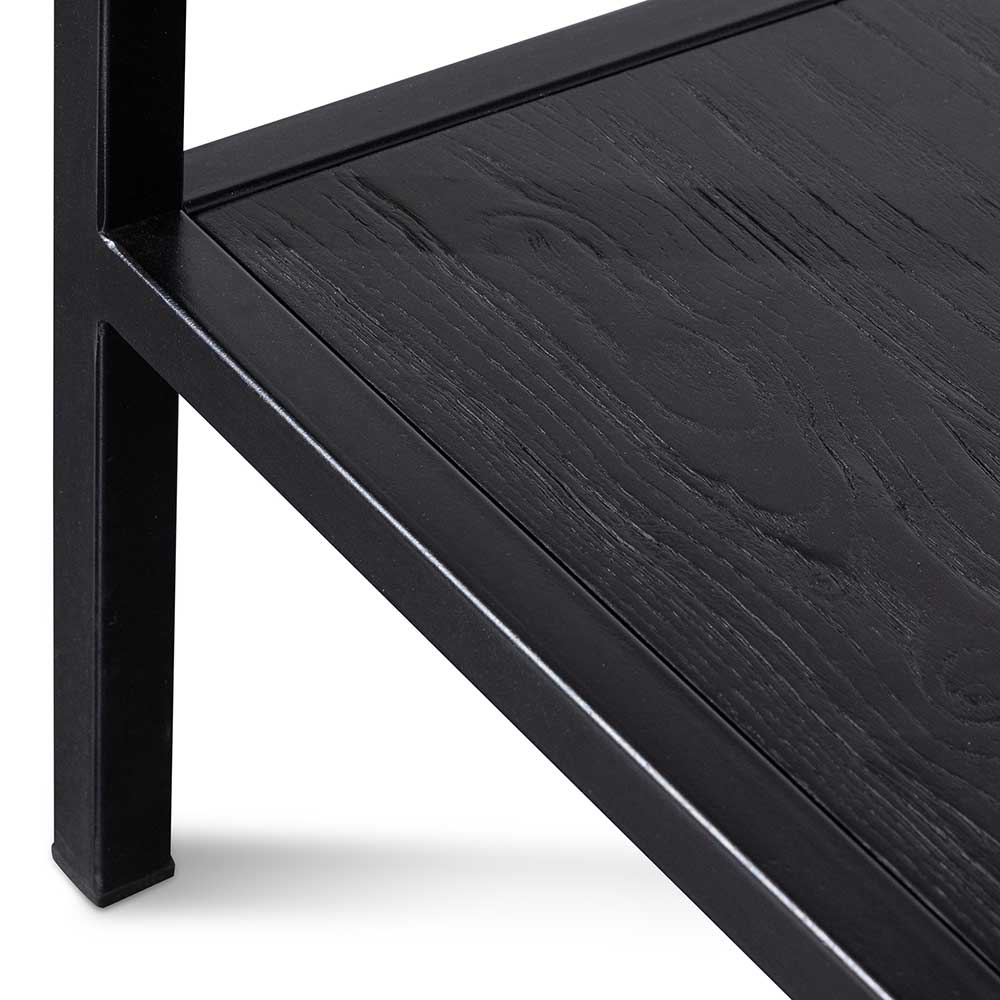Ex Display - Saniya 1.4m Console Table - Full Black Console Table Nicki-Core
