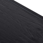 Ex Display - Saniya 1.4m Console Table - Full Black Console Table Nicki-Core