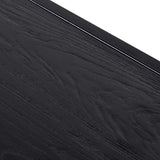 Ex Display - Saniya 1.4m Console Table - Full Black Console Table Nicki-Core