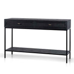 Ex Display - Saniya 1.4m Console Table - Full Black Console Table Nicki-Core