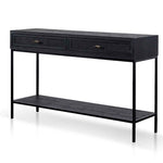 Ex Display - Saniya 1.4m Console Table - Full Black Console Table Nicki-Core