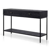 Ex Display - Saniya 1.4m Console Table - Full Black Console Table Nicki-Core