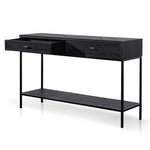 Ex Display - Saniya 1.4m Console Table - Full Black Console Table Nicki-Core
