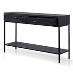 Ex Display - Saniya 1.4m Console Table - Full Black Console Table Nicki-Core