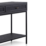 Ex Display - Saniya 1.4m Console Table - Full Black Console Table Nicki-Core
