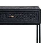Ex Display - Saniya 1.4m Console Table - Full Black Console Table Nicki-Core