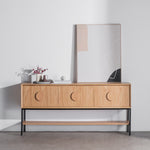 Ex Display - Curtis 1.8m Console Table - Natural Console Table Century-Core