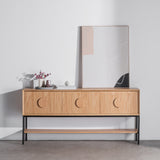 Ex Display - Curtis 1.8m Console Table - Natural Console Table Century-Core