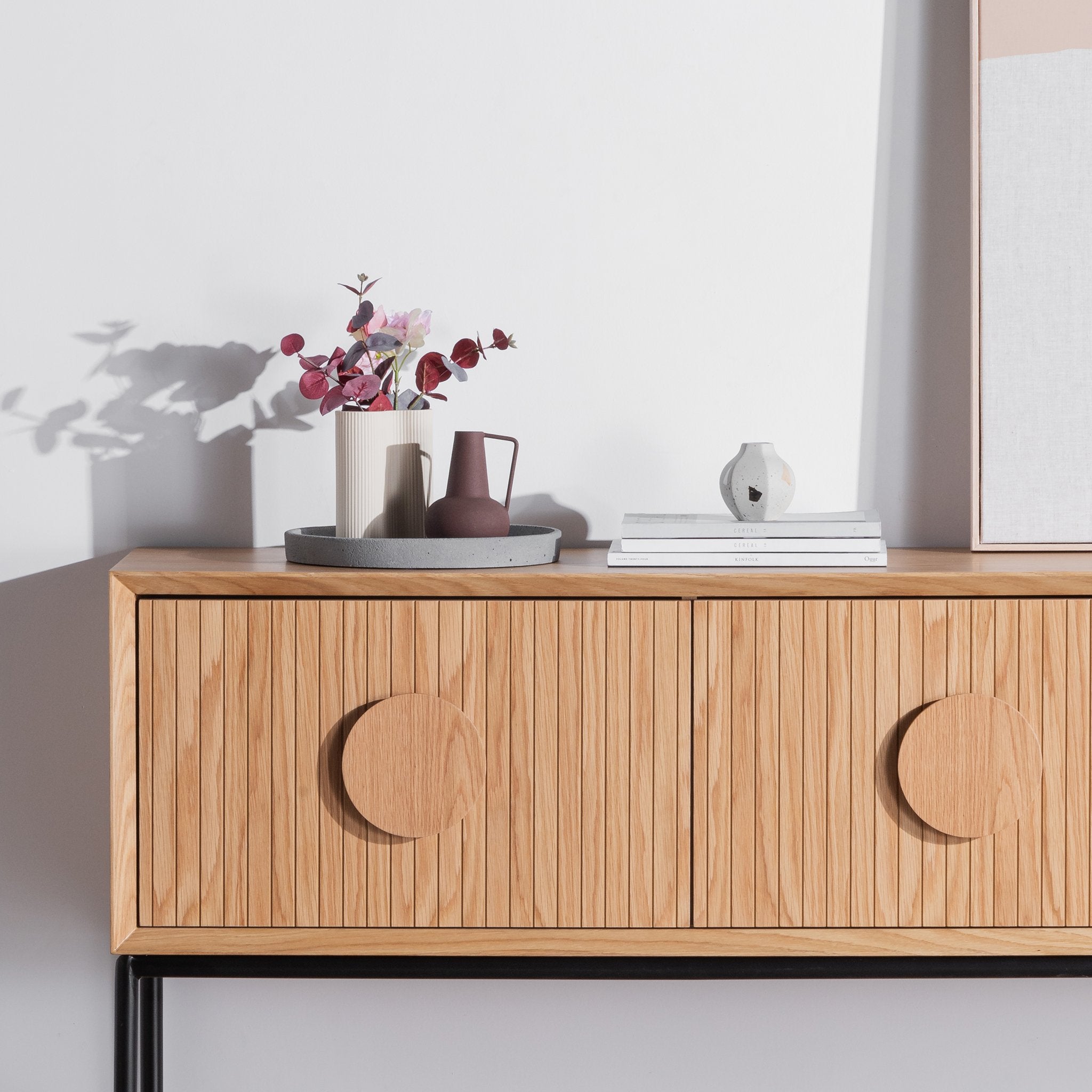 Ex Display - Curtis 1.8m Console Table - Natural Console Table Century-Core