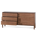 Ex Display - Norris 6 Drawers Wooden Chest - Walnut Drawer Century-Core