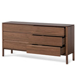 Ex Display - Norris 6 Drawers Wooden Chest - Walnut Drawer Century-Core