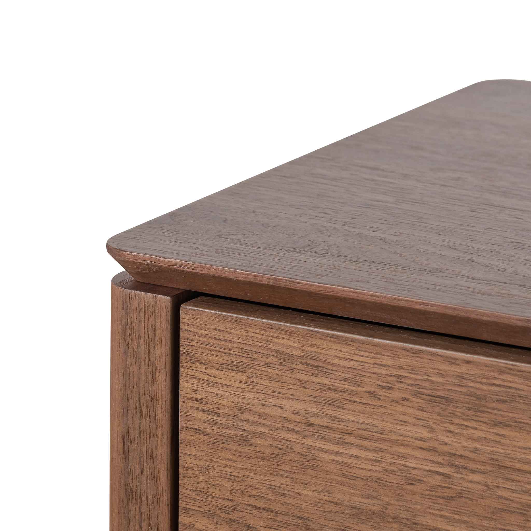 Ex Display - Norris 6 Drawers Wooden Chest - Walnut Drawer Century-Core