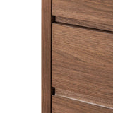 Ex Display - Norris 6 Drawers Wooden Chest - Walnut Drawer Century-Core