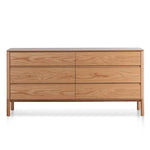 Ex Display - Norris 6 Drawers Wooden Chest - Natural Drawer Century-Core