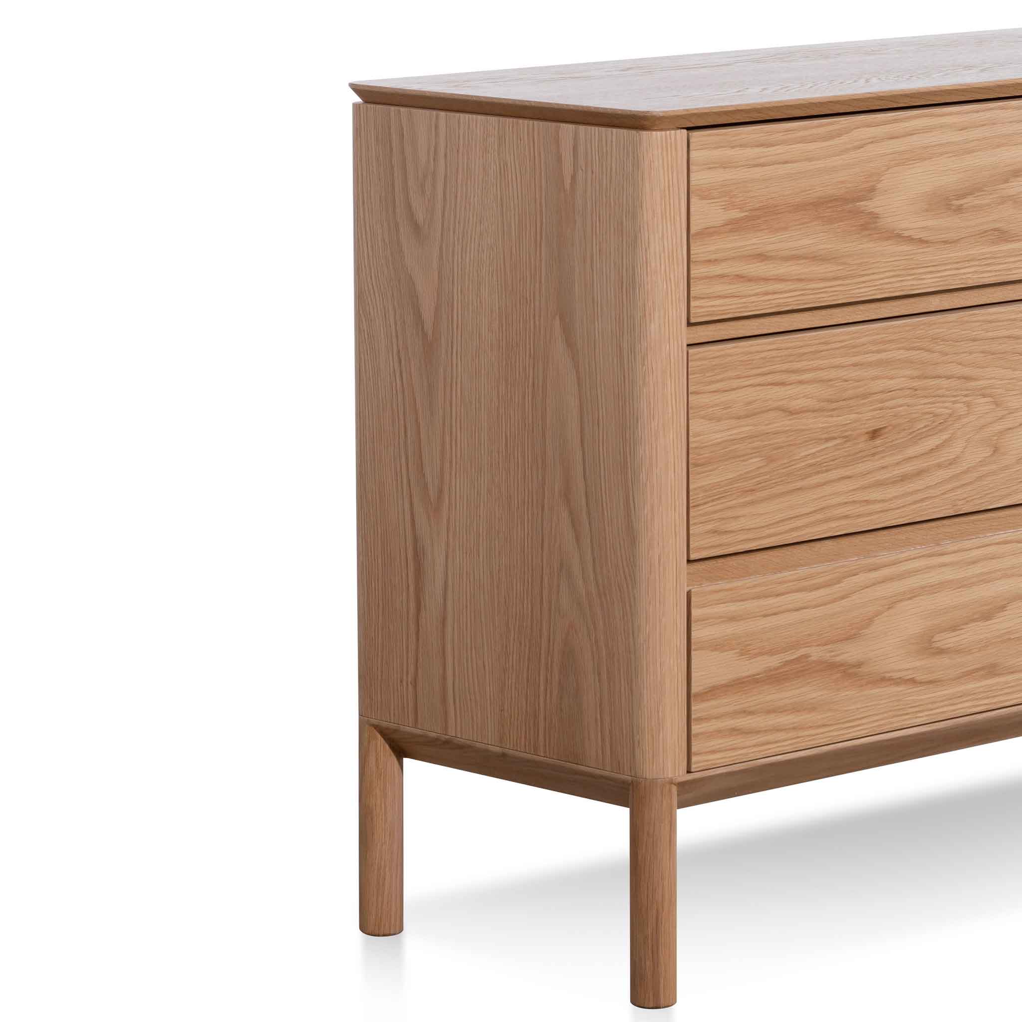 Ex Display - Norris 6 Drawers Wooden Chest - Natural Drawer Century-Core