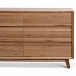 Jevan 1.4m Dressing Table - Messmate Drawer AU Wood-Core   