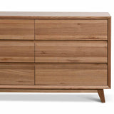 Jevan 1.4m Dressing Table - Messmate Drawer AU Wood-Core   